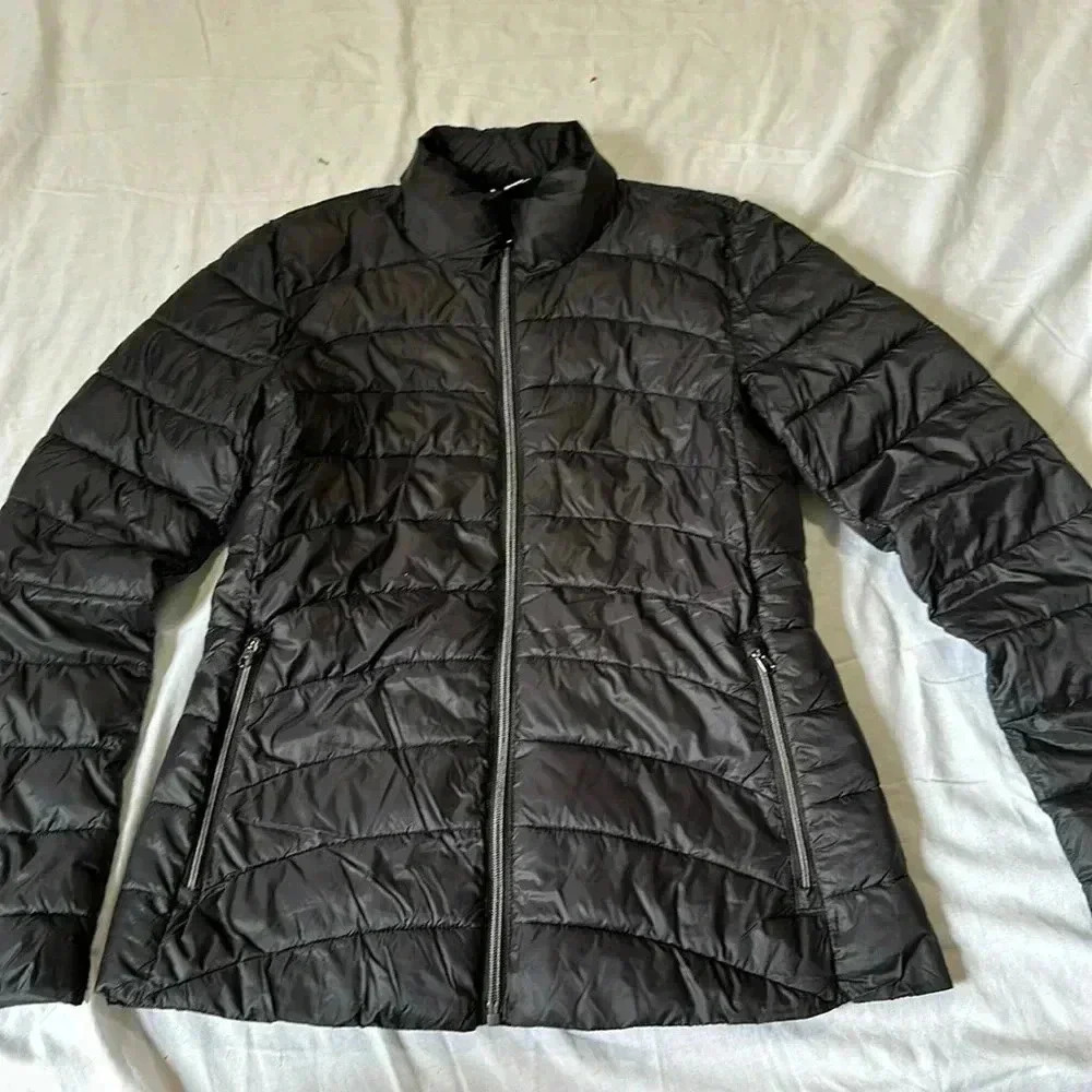 Gap Black Puffer Coat lightweight Small